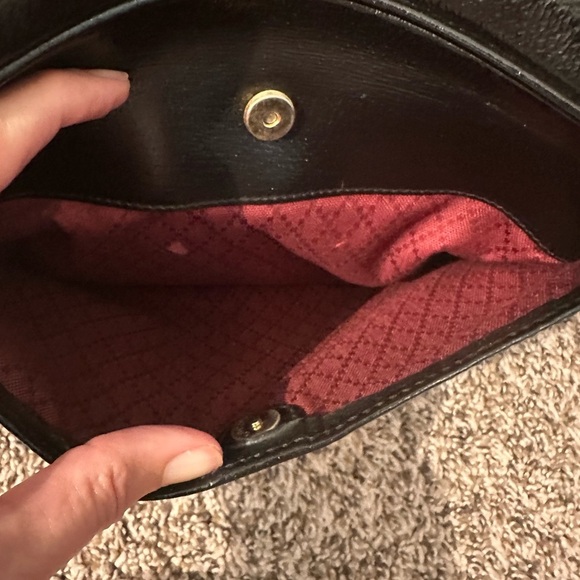 Gucci Black Clutch Vintage Or Men’s or Women’s Toiletry Bag - Red Inside - Picture 9 of 16